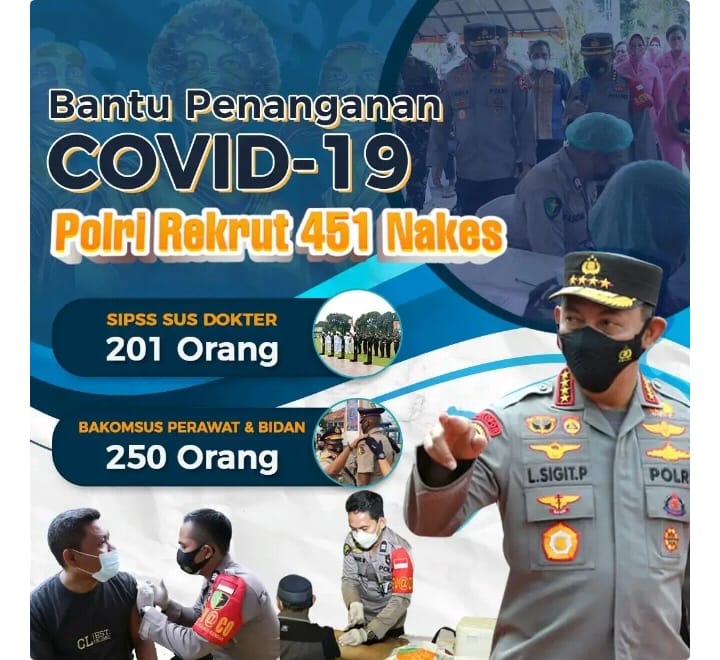 Komitmen Polri Bantu Penanganan Covid-19 - Lidik Cyber